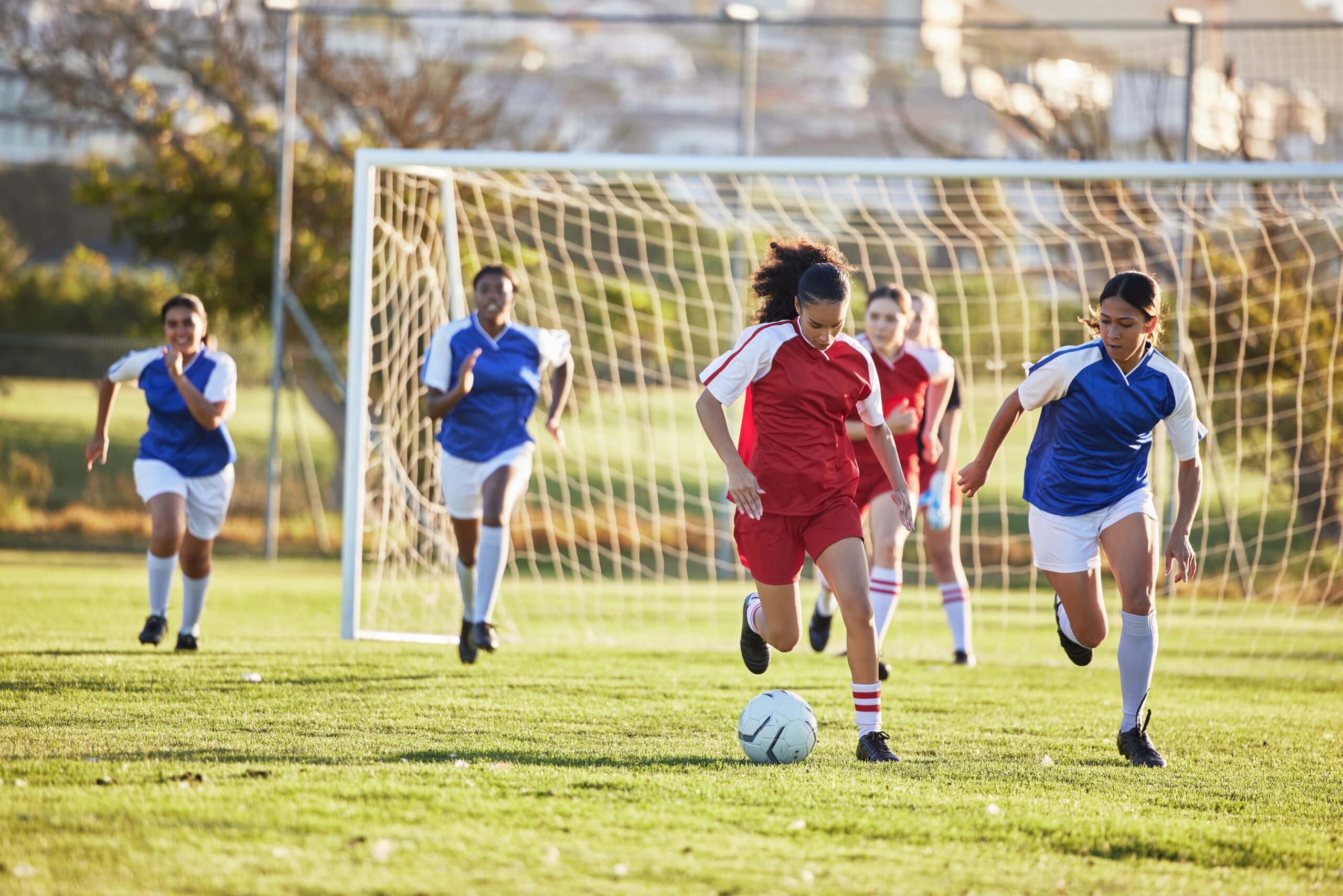 Children running and playing outdoors – physical activity for kids