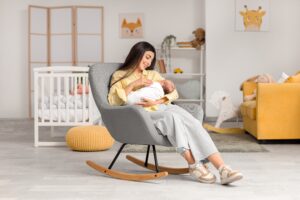 Mother breastfeeding baby – breastfeeding myths explained