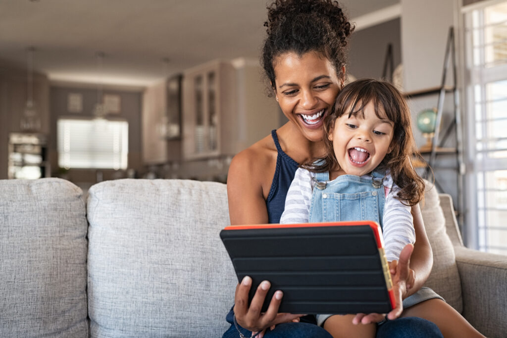 Screen time for kids with parent