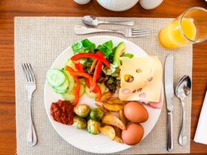 colorful balanced meal plate for children – healthy eating habits for kids