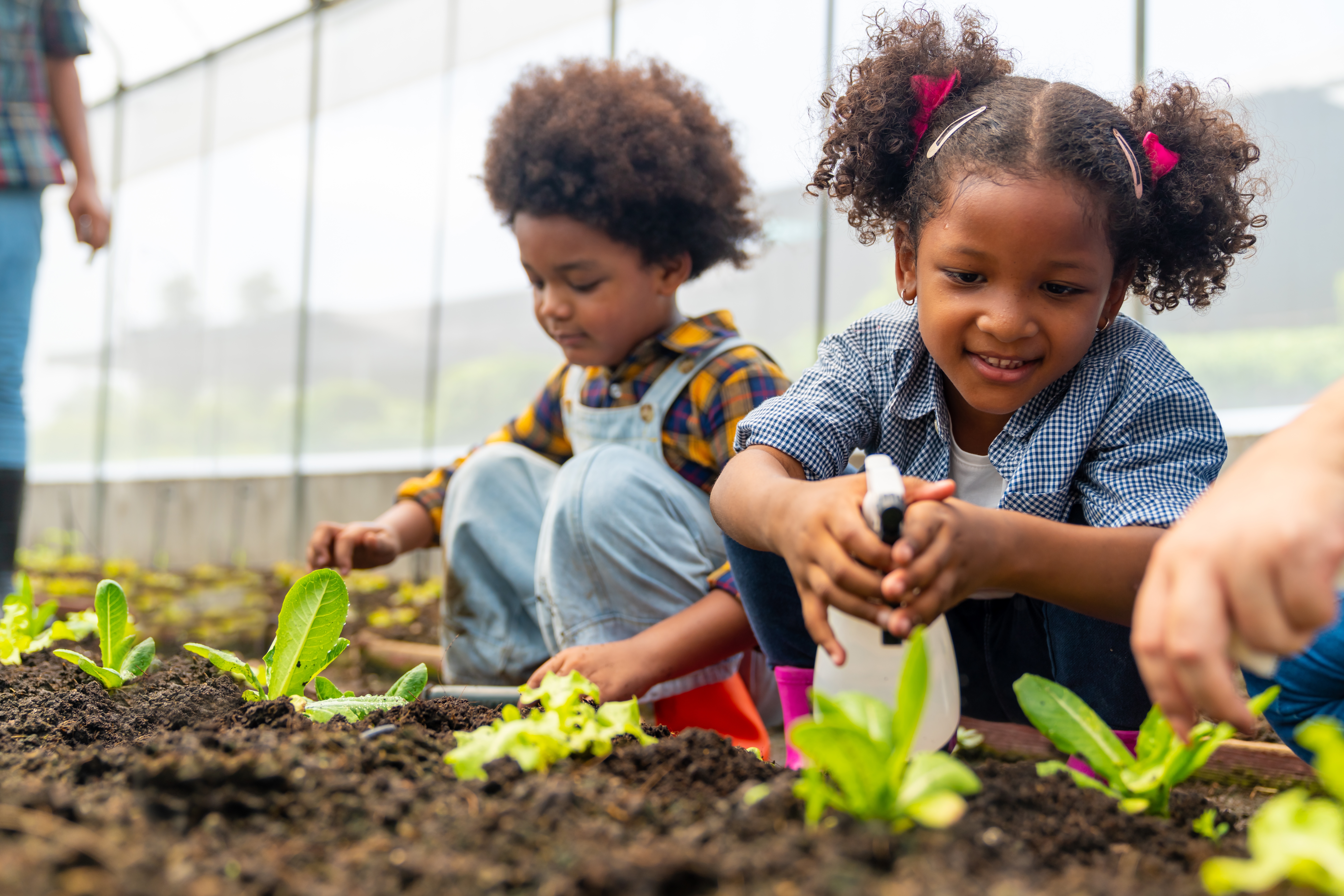 benefits of gardening with kids increased vegetable intake and healthy eating